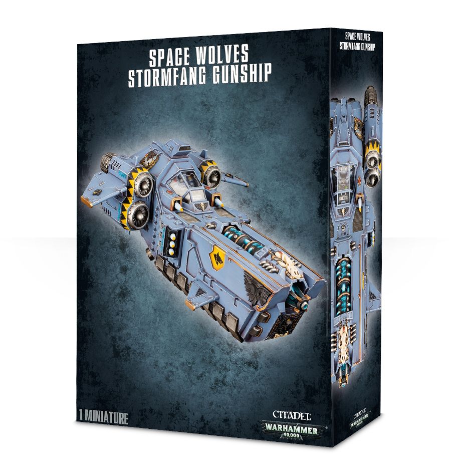 WARHAMMER 40K SPACE WOLVES STORMFANG GUNSHIP