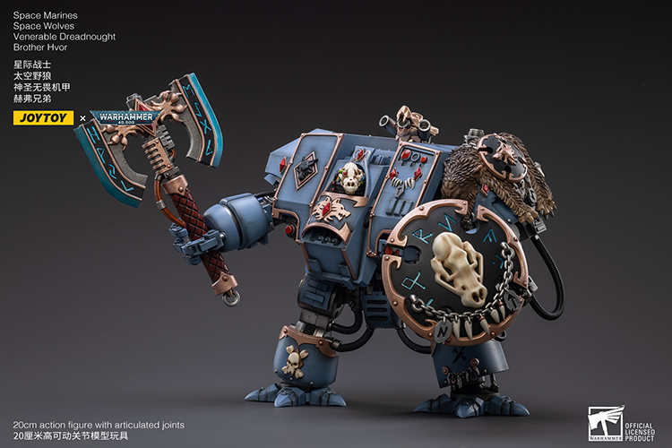 (JOYTOY) Space Marines Space Wolves Venerable Dreadnought Brother Hvor JT2764-1682774967.jpg