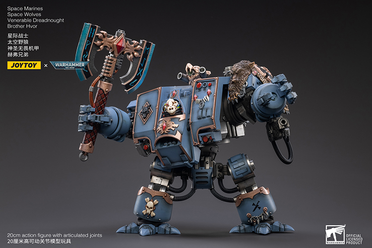 (JOYTOY) Space Marines Space Wolves Venerable Dreadnought Brother Hvor JT2764-1682774968.jpg