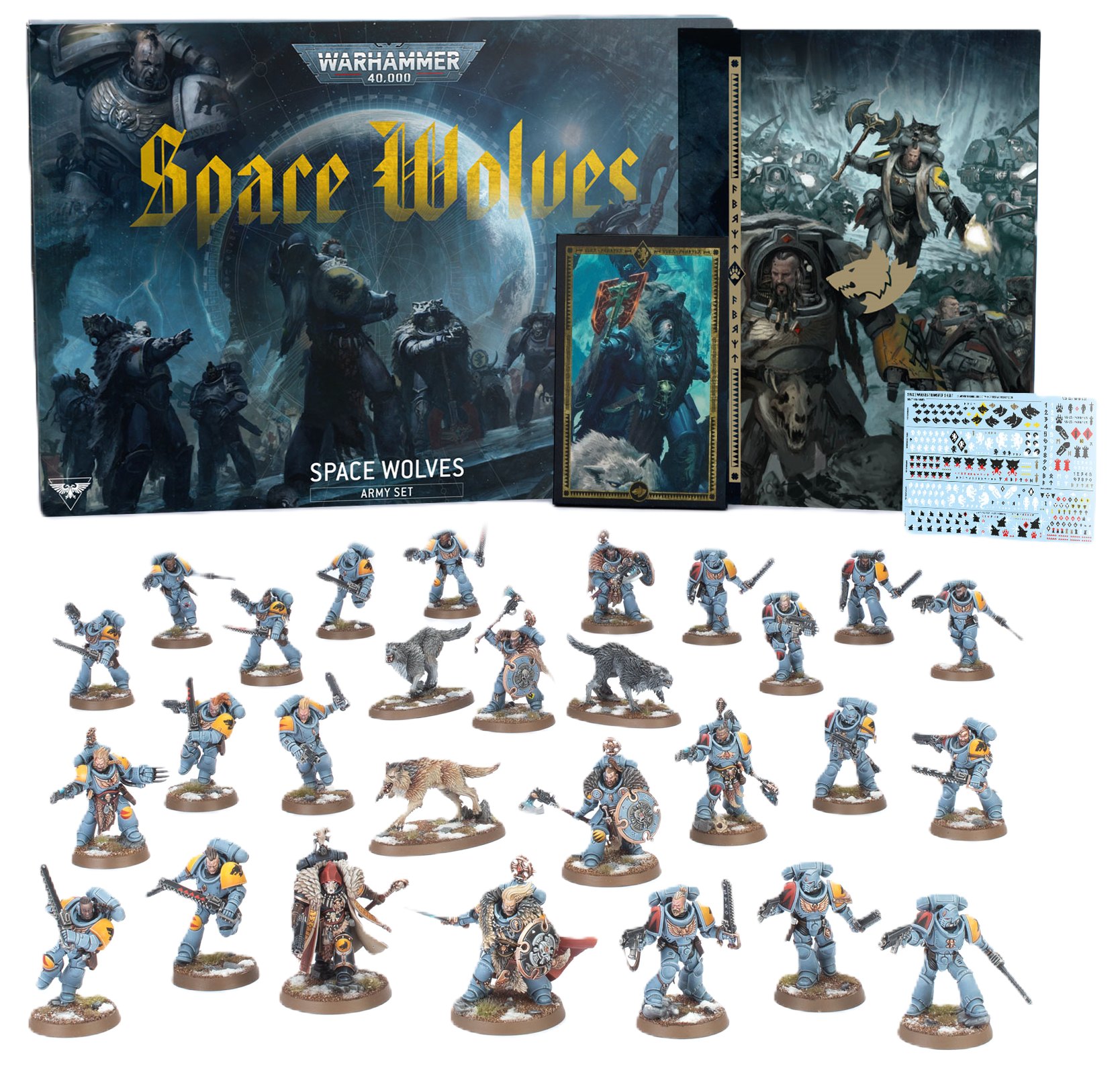 WARHAMMER 40K SPACE WOLVES ARMY SET (ENGLISH)