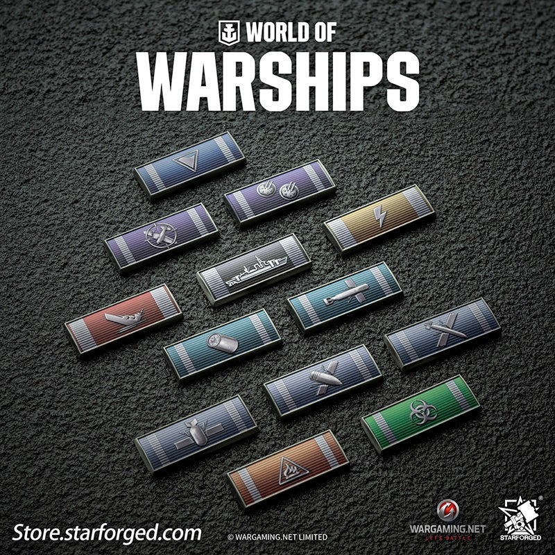 (STARFORGED) World of Warships Commendation Ribbon Game Damage Tokens Fridge Magnets & Pin Brooch -  Incapacitations-1754140487-kHdSa.jpg