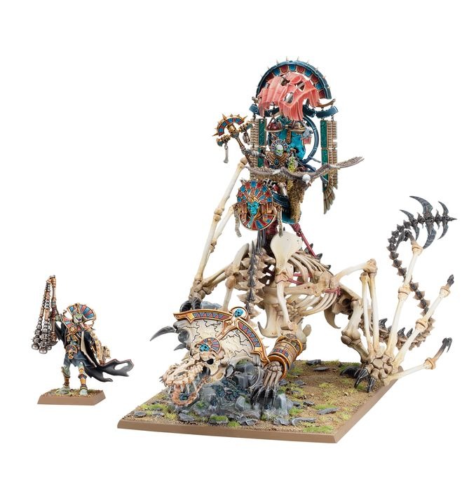 WARHAMMER THE OLD WORLD TOMB KINGS OF KHEMRI: TOMB KING ON NECROLITH BONE DRAGON-1754411483-C0Qi3.jpg