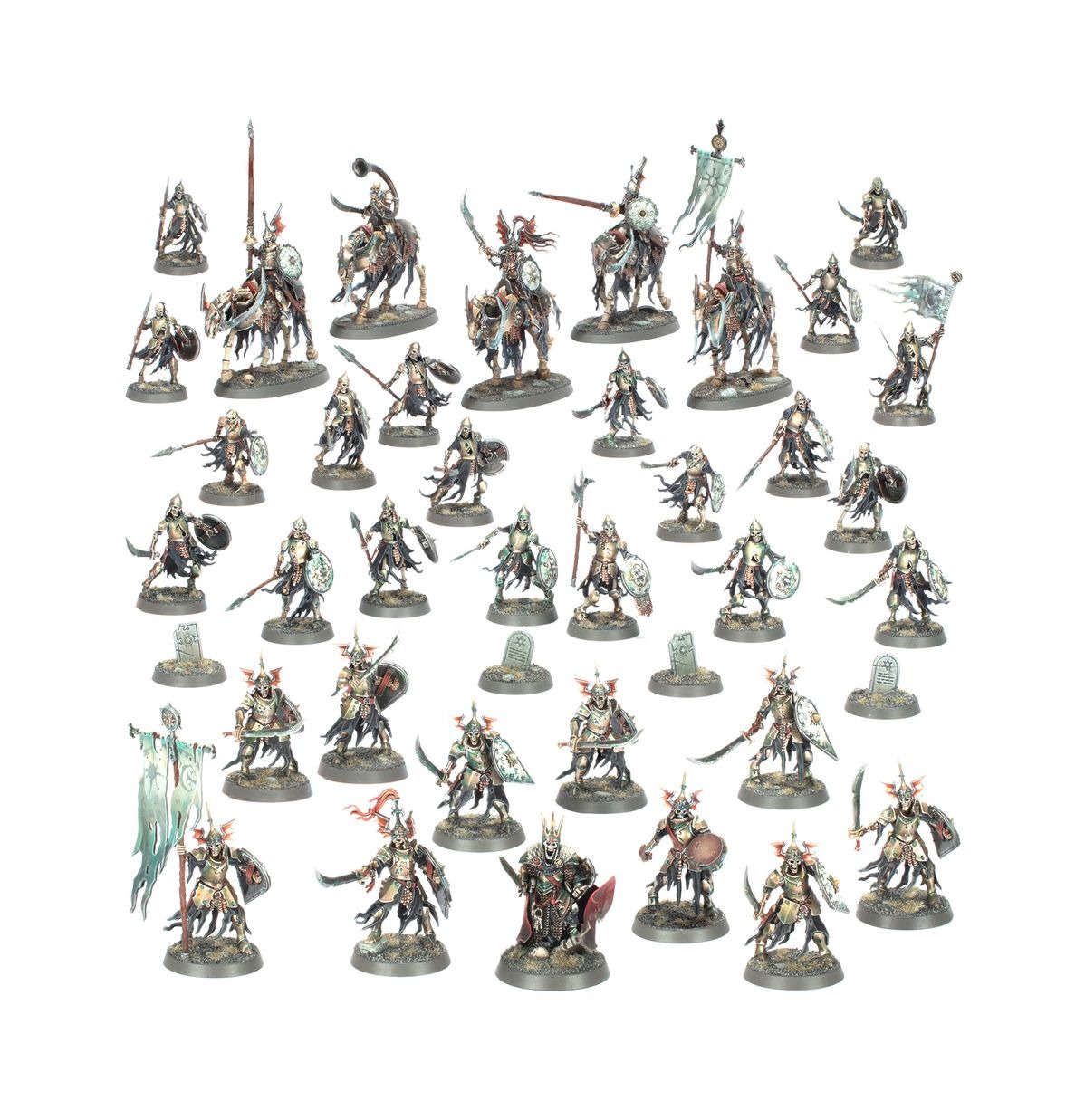 WARHAMMER AOS SPEARHEAD: SOULBLIGHT GRAVELORDS: DEATHRATTLE TOMB HOST-1758876688-Hhm9h.jpg